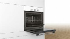 HBF011BV1T-Serie | 2  Beyaz turbo Ankastre Fırın 60 x 60 cm - 66 lt. 4 proğram