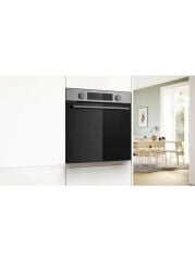 HJA737BR0-Serie 4 Ankastre Fırın 60 x 60 cm Silver-EcoClean-Direct 76 lt-7 prg