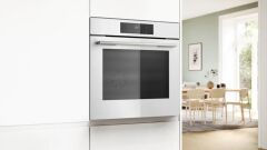 HJG852YW0T-BOSCH-Serie 6 Ankastre Fırın 60 x 60 cm  Beyaz-EcoClean Direct-76 Litre