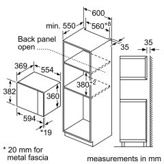 Serie | 6 Ankastre Mikrodalga Siyah