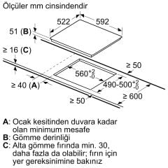 Serie | 4 İndüksiyonlu Ocak 60 cm siyah