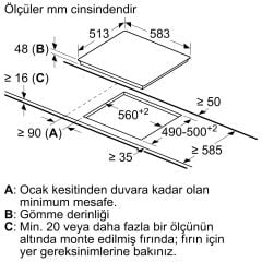 PKE645CA2E-Serie | 2 Elektrikli Ocak 60 cm siyah