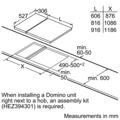 Serie | 2 Domino elektrikli ocak, elektrikli 30 cm