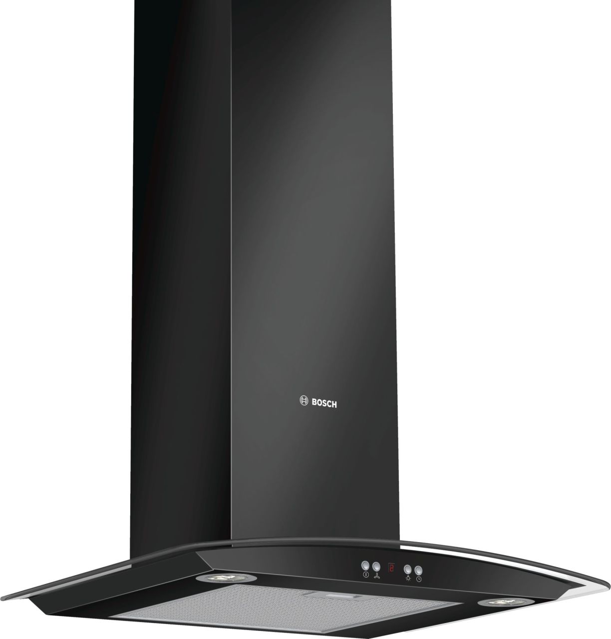 Serie | 4 duvar tipi davlumbaz 60 cm şeffaf cam
