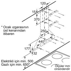 Serie | 2 Duvar Tipi Davlumbaz 60 cm Beyaz