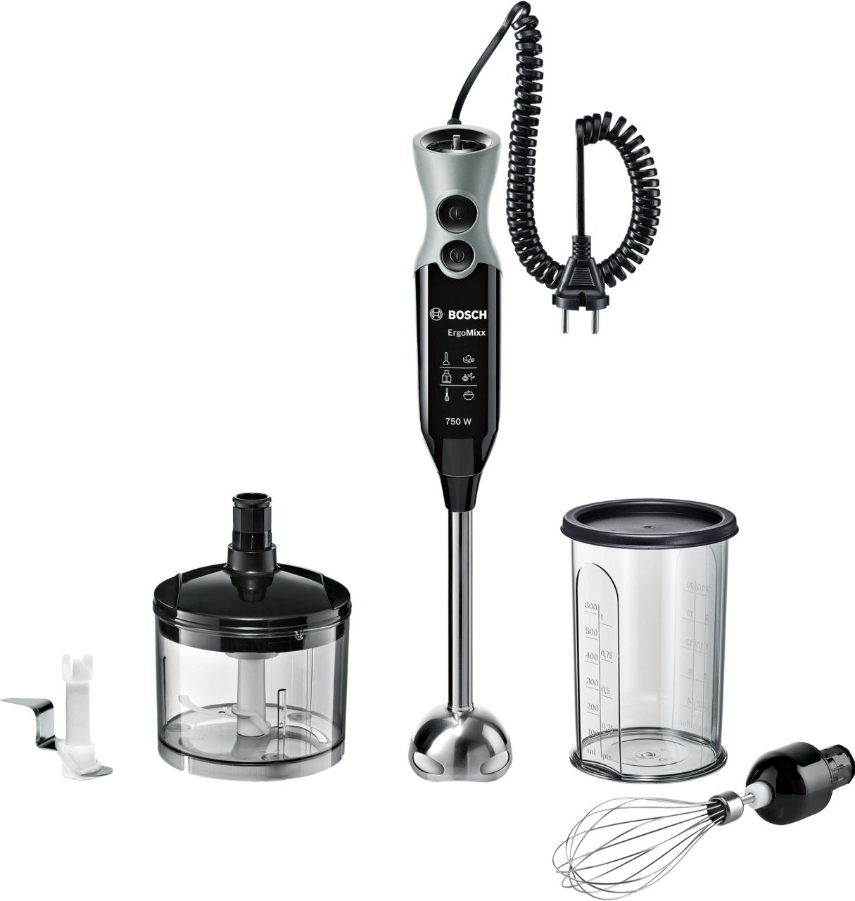 El Blenderi ErgoMixx 750 W Siyah set
