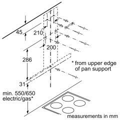 DWB96DM50-SERİ 4/ 90 CM 604 m3/h -LED IŞIK- PASLANMAZ ÇELİK DAVLUMBAZ