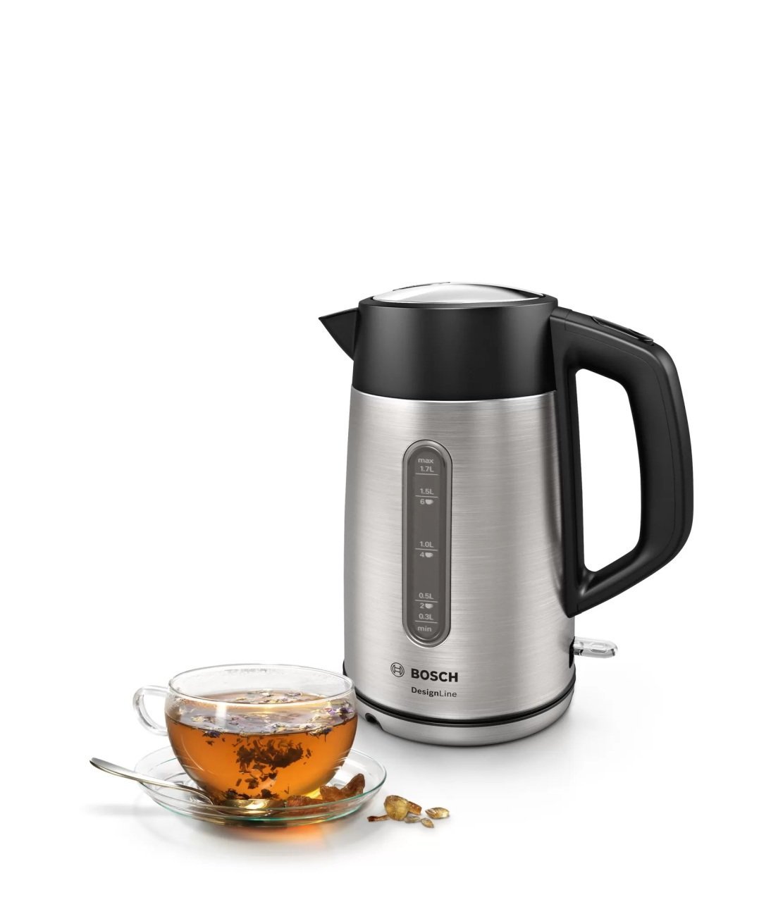 TWK4P440-Su Isıtıcısı DesignLine 1,7 l Paslanmaz çelik
