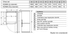 KGN86AW32U-Serie | 6 Alttan Donduruculu Buzdolabı 186 x 86 x 84 cm Beyaz