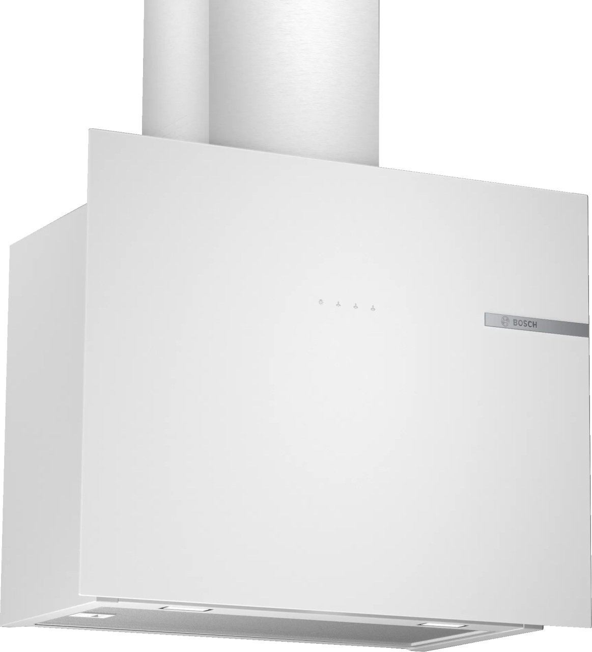 DWF65AJ20T-Serie | 4 Duvar Tipi Davlumbaz 60 cm Beyaz Cam Yüzey