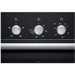 HBN211S4-Serie | 2  Siyah turbo Ankastre Fırın 60 x 60 cm - 66 lt. 4 proğram