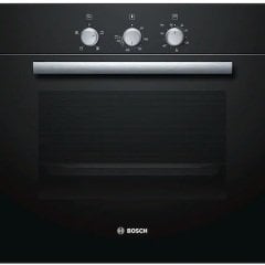HBN211S4-Serie | 2  Siyah turbo Ankastre Fırın 60 x 60 cm - 66 lt. 4 proğram