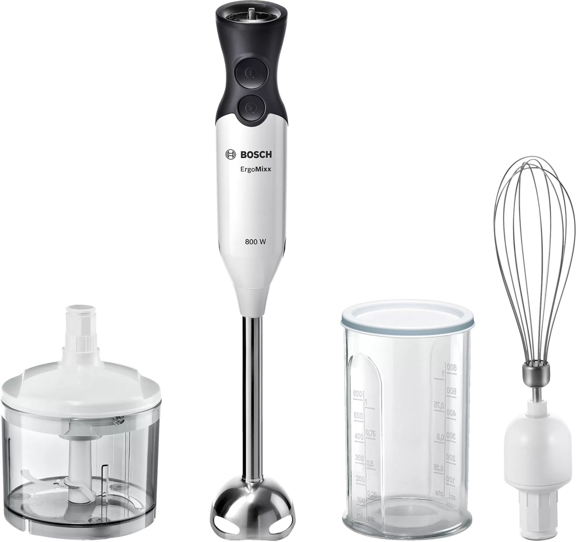 MS6CA4150-El Blenderı ErgoMixx 800 W Beyaz, Antrasit