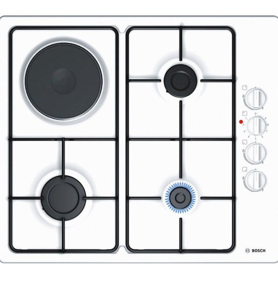 PBY6C2B82Q-SERİ 2 / 60CM BEYAZ ANKASTRE OCAK-3 GÖZ GAZ + 1 GÖZ ELEKTRİK