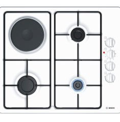 PBY6C2B82Q-SERİ 2 / 60CM BEYAZ ANKASTRE OCAK-3 GÖZ GAZ + 1 GÖZ ELEKTRİK