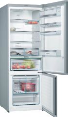KGN56LB31U-Serie 6 Alttan Donduruculu Buzdolabı 193 x 70 cm Siyah cam