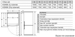 KGN56LB31U-Serie 6 Alttan Donduruculu Buzdolabı 193 x 70 cm Siyah cam