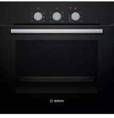 HBF011BA0Q-Serie | 2  Siyah turbo Ankastre Fırın 60 x 60 cm - 66 lt. 4 proğram