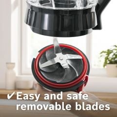 MMB6176B-Serie | 4 1200 W Gümüş Blender VitaPower
