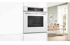 HBG7741W1-Serie 8 ankastre Fırın 60 x 60 cm Beyaz-wifi-ecocling