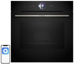 HBG7361B1-Serie 8 ankastre Fırın 60 x 60 cm Siyah-wifi-ecocling