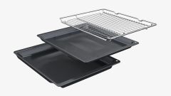 HMG776NB1-Serie | Serie 8 mikrodalga özellikli ankastre Fırın 60 x 60 cm siyah-wifi-ecocling