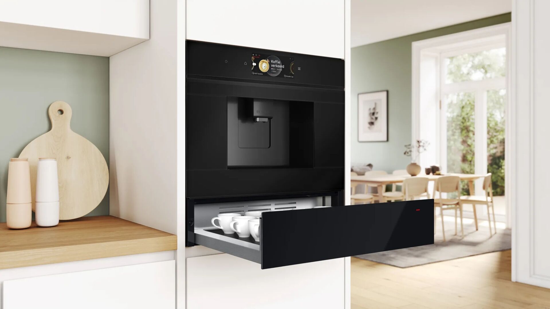 BIC7101B1-Serie -8 Sıcak Tutma Çekmecesi 60 x 14 cm Siyah-wifi