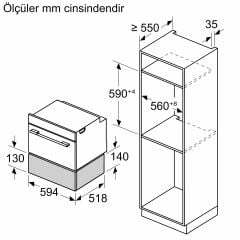 BIC7101B1-Serie -8 Sıcak Tutma Çekmecesi 60 x 14 cm Siyah-wifi