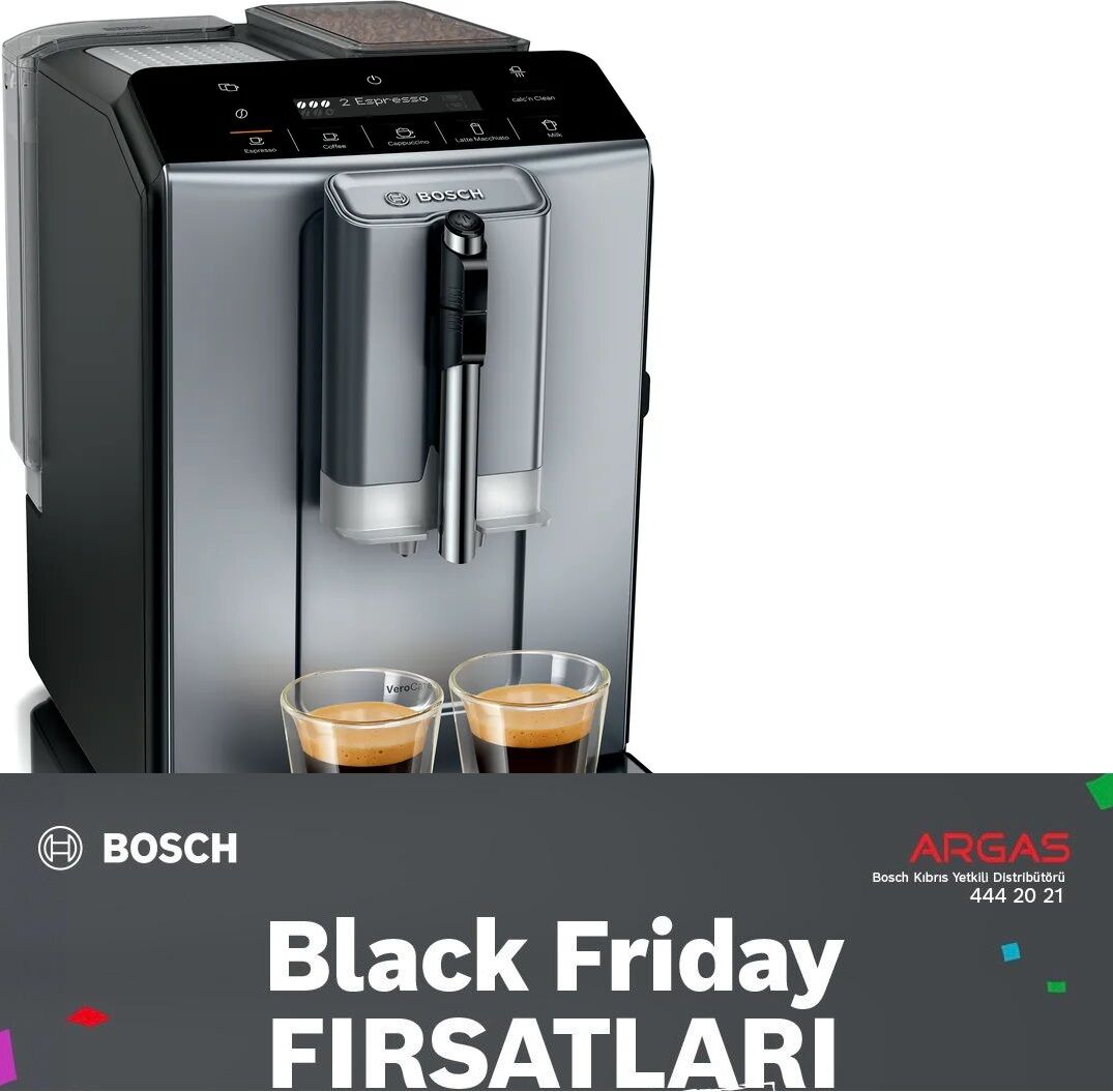 TIE20504-Seri 2 - Tam otomatik kahve makinesi VeroCafe Diamond titanyum metalik