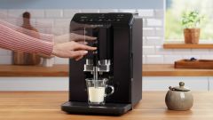 TIE20119-Serie 2 - Tam Otomatik Kahve Makinesi VeroCafe Piyano siyah