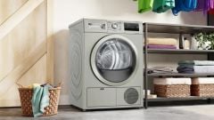 WTN86202ME-Seri 4  Yoğuşmalı Çamaşır Kurutma Makinesi 8 kg Silver