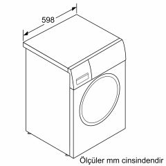 WGA242ZXTR-Serie | 4 Çamaşır Makinası 9 kg 1200 dev./dak.A+++  85*60*60 silver