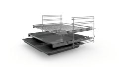HBJ558YB3Q- SERİ 6 /8 PGR 3D  SİYAH 3D TURBO ANKASTRE FIRIN