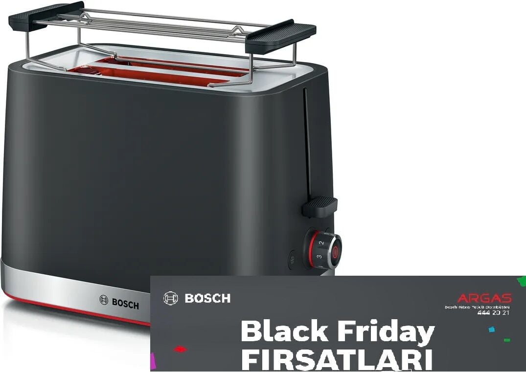 TAT4M223-Ekmek Kızartma Makinesi MyMoment Siyah 950W