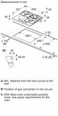 PRY6A6B70Q-Seri | 8 Seramik Ocak  1 göz Elektrikli 3 göz gaz  60 cm Siyah