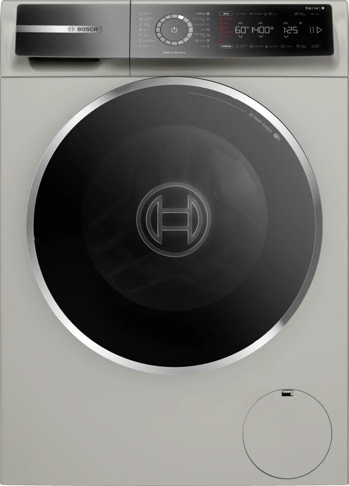 WGB2440XME-Serie | 8 Çamaşır Makinası 9 kg 1400 dev./dak.A+++  85*60*60 Silver-Home Connect wifi