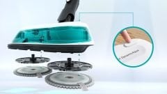 BCS71HYG1-2'si 1 arada Süpürme ve Silme Unlimited 7 ProHygienic Aqua Beyaz