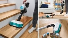 BCS71HYG1-2'si 1 arada Süpürme ve Silme Unlimited 7 ProHygienic Aqua Beyaz