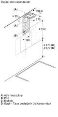 DWK64PJ60T-Serie 2 Duvar Tipi Davlumbaz 60 cm Siyah Cam