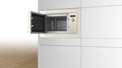 BEL653MP3-Seri 2 ankastre mikrodalga fırın 59 x 38 cm NeoClassic, İnci beyazı