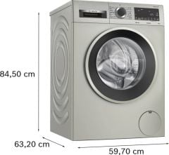 WGA2440XME-Seri 4 çamaşır makinesi,  9 kg 1400 devir, Gümüş inox A+++