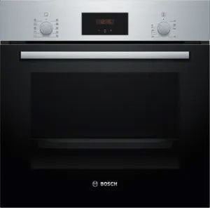 HBF512BS1T-Serie 2 Ankastre Fırın 60 x 60 cm Silver-3D Turbo-7 Proğram