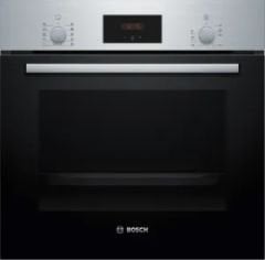 HBF512BS1T-Serie 2 Ankastre Fırın 60 x 60 cm Silver-3D Turbo-7 Proğram