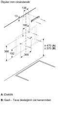 DWK66PJ60T-Serie | 4  Duvar Tipi Davlumbaz 60 cm Siyah Cam