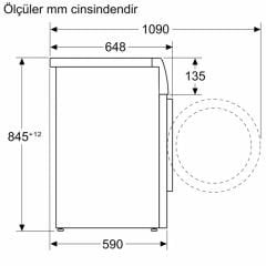WGB254ASTR-Serie | 8 Çamaşır Makinesi 10 kg 1400 dev./dak., silver A+++© İ-DOS+Home Connect2