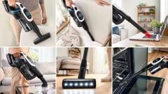 BCS1041WAC-BOSCH Şarjlı Süpürge Unlimited 10 Beyaz