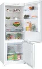 KGN55VWE0N-Serie 4 Alttan Donduruculu Buzdolabı 186 x 70 cm Beyaz,- No Frost