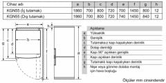 KGN55VWE0N-Serie 4 Alttan Donduruculu Buzdolabı 186 x 70 cm Beyaz,- No Frost