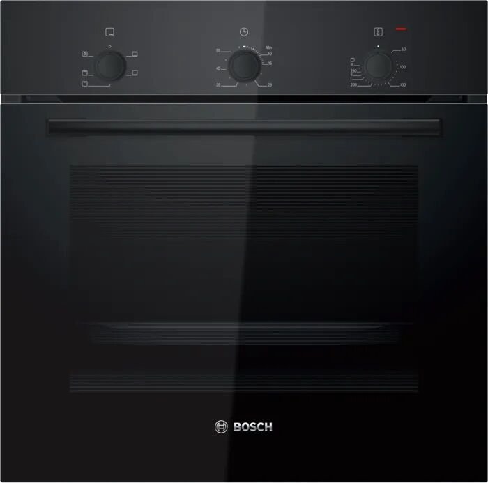 HBF011BA1T-Serie | 2  Siyah turbo Ankastre Fırın 60 x 60 cm - 71 lt. 4 proğram