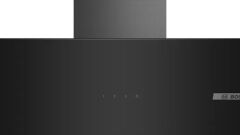 DWK65AD30R-Serie 4 Duvar Tipi Davlumbaz 60 cm Cam, siyah-Inox,616 m³/h